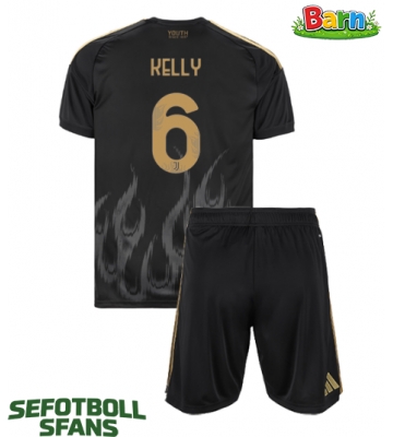 Juventus Lloyd Kelly #6 Tredjeställ Barn 2026-27 Kortärmad (+ Korta byxor)